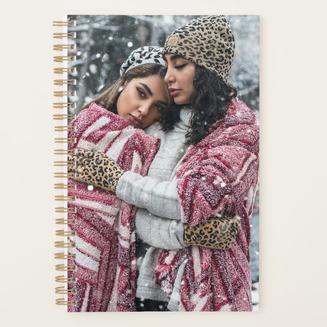 Agenda Adicionar Sua Própria Foto Personalizada (Frente)