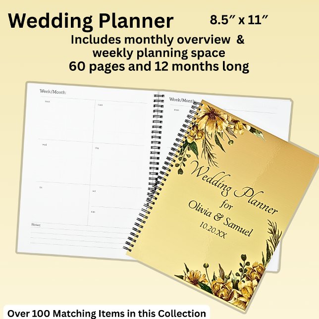 Agenda Adicione Nomes Etc, Casamento De Flores Amarelas O (Criador carregado)