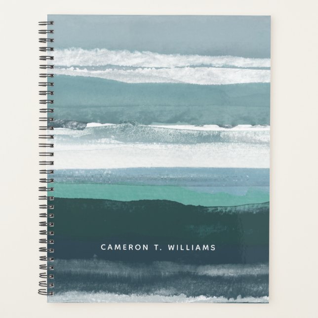 Agenda Adicione seu nome | Mar Teal (Frente)