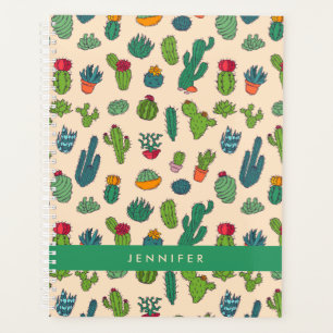 Agenda Adicione seu nome   Padrão De Pé De Cactus Cute