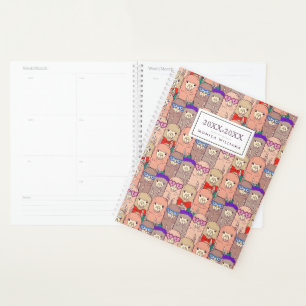 Agenda Adicione seu nome   Padrão Trendy Vestido Llama