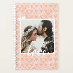Agenda Adicione seus próprios corações personalizados 