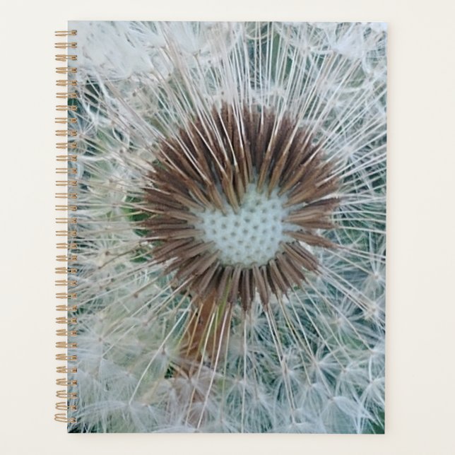 Agenda Adorável Dandelion Branco (Frente)