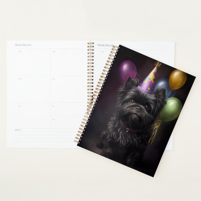Agenda Affenpinscher Cachorro Balões de Nascimento (Exibição)