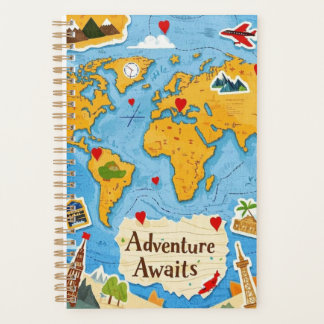 Agenda Aguardam Aventura os Pinos do Coração do Mapa Mund
