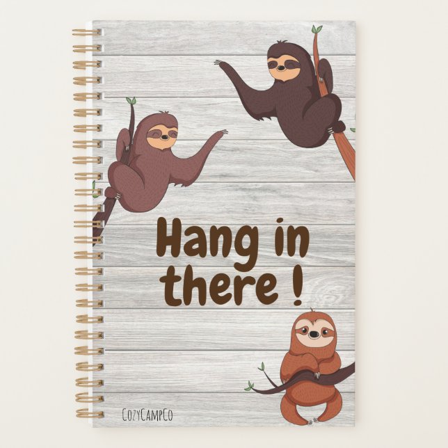 Agenda Aguente firme! - Sloth Planner (Frente)