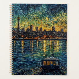 Agenda Agulha do espaço no estilo van Gogh