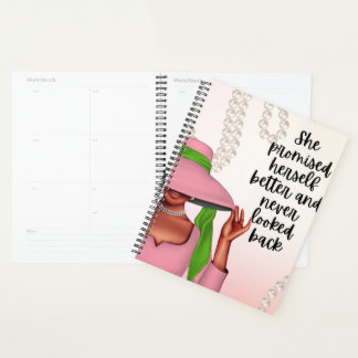 Agenda AKA Planner, Motivational African American Planner