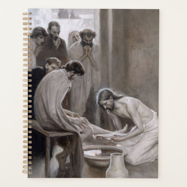 Agenda Albert Edelsense - Jesus Lavando Pés Discípulos (Frente)