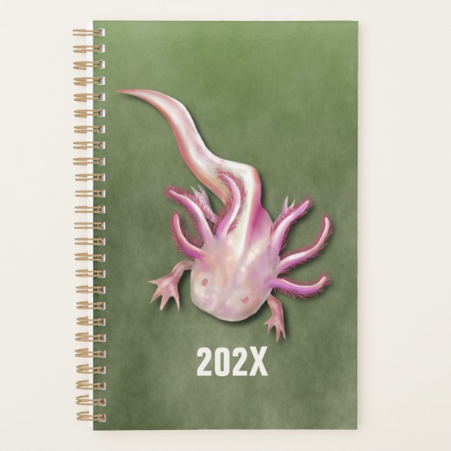 Agenda Albino Axolotl "Peixe Andando" (Frente)