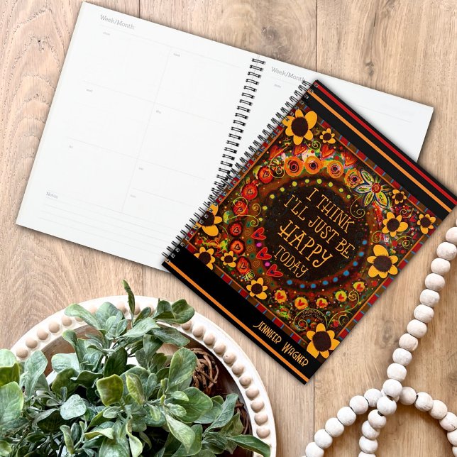 Agenda Alegre-se Seja Feliz Citando Divertida Inspirivênc (Criador carregado)