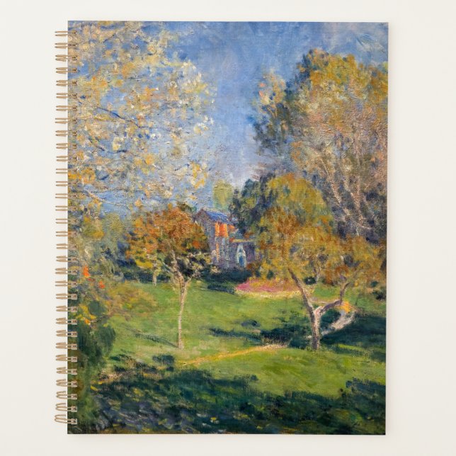 Agenda Alfred Sisley - O Jardim de Hoschede, Montgeron (Frente)