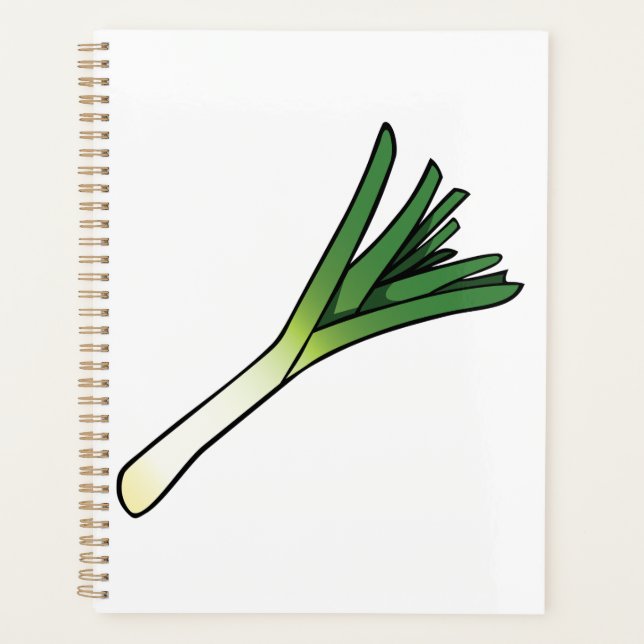 Agenda Alho-Poró Verde Simples Legume (Frente)