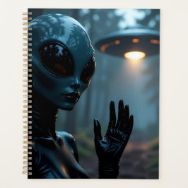 Agenda Alienígena feminina Extraterrestre e OVNI