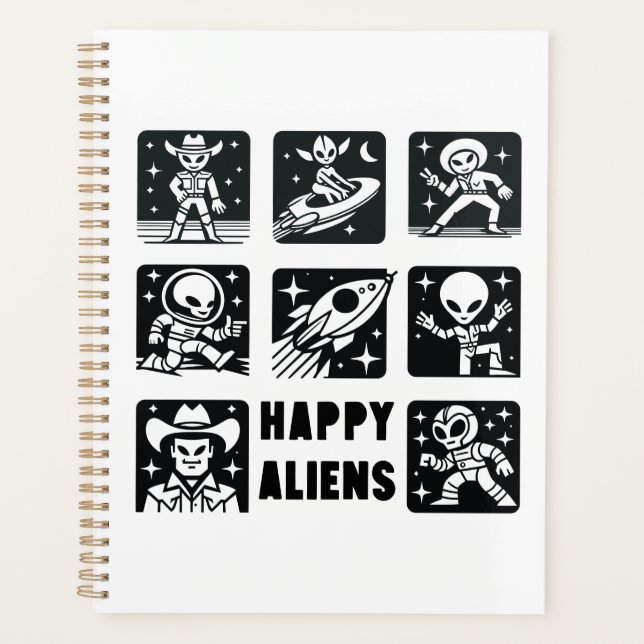 Agenda Aliens FELIZES (Frente)
