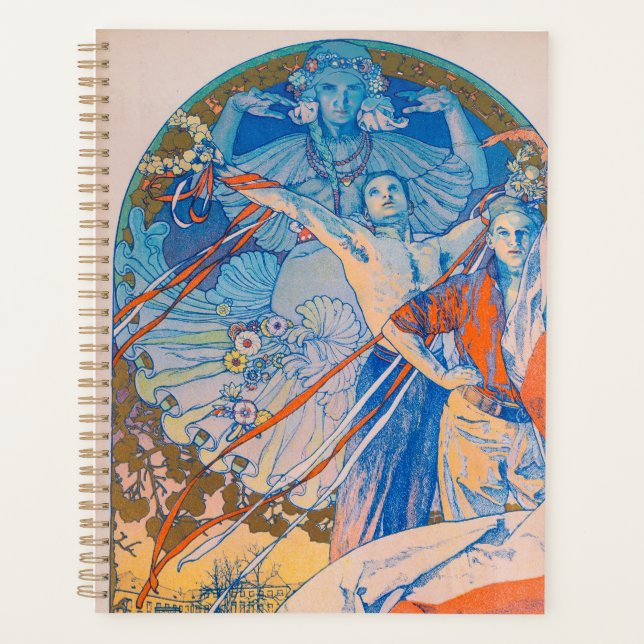 Agenda Alphonse Mucha Poster for Sokol Festival (1926) (Frente)