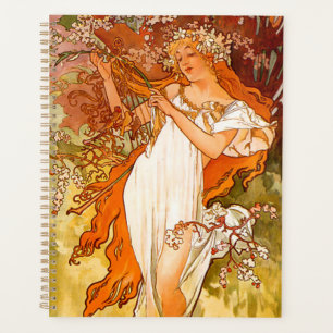 Agenda Alphonse Mucha Primavera