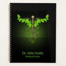 Alternativo holístico Caduceus Green deixa a medic