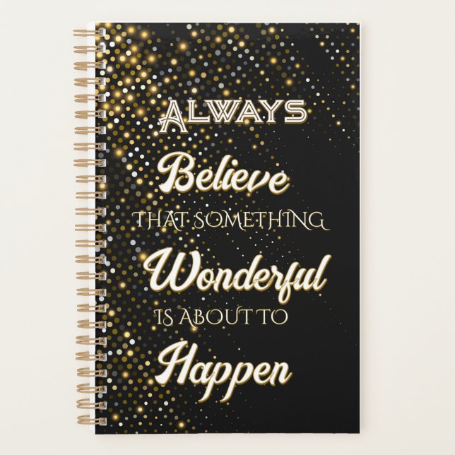 Agenda Always believe planner (Frente)