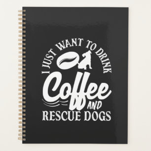 Agenda Amante de Café Beba Café Resgate Cães