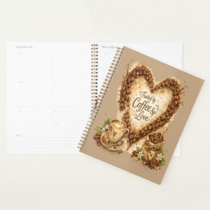 Agenda Amante de café Cozy Vintage