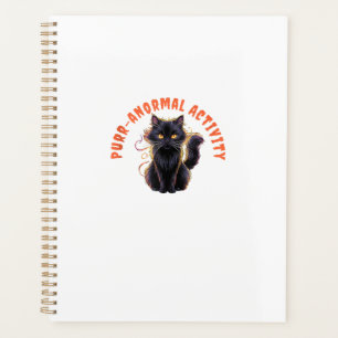 Agenda Amante de Gatos Halloween Atividade Purr-anormal A