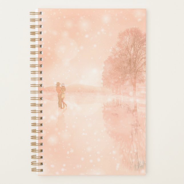 Agenda Amantes em lagoa congelada (Frente)