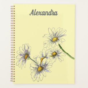 Agenda Amarelo Manteiga com nome ou mensagem 