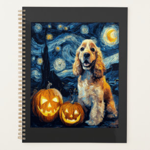 Agenda American Cocker Spaniel Cachorro Fofo Dia das Brux