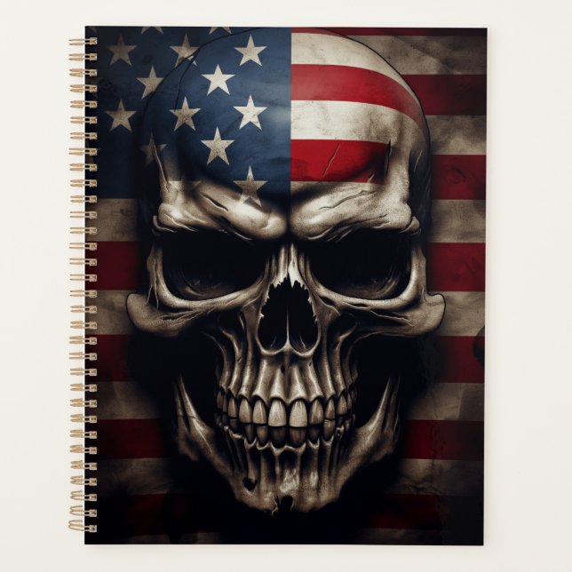 Agenda American Flag Skull (Frente)