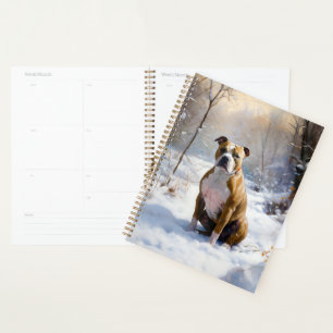 Agenda American Staffordshire Deixe Nevar Natal