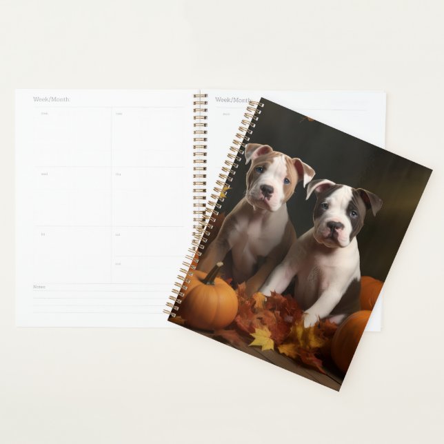 Agenda American Staffordshire Puppy Autumn Delight (Exibição)