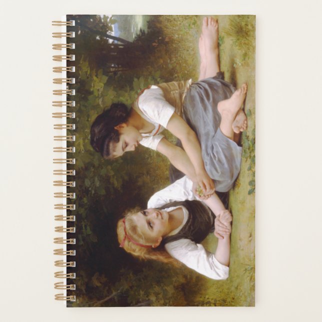 Agenda Amigas Coletando Nozes, Les Noisettes Bouguereau (Frente)