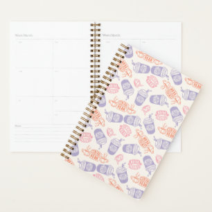 Agenda AMIGOS™ Padrão de Perk Central Pastel