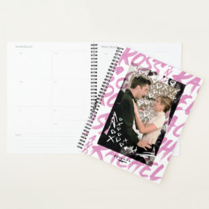 Agenda AMIGOS™ Ross E Rachel Doodled Hearts