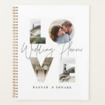 Agenda Amor 4 foto, casamento personalizado<br><div class="desc">Amor 4 foto simples presente personalizado moderno de planejador de casamento para aquele que você ama.</div>