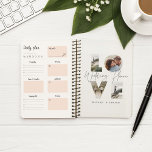 Agenda Amor 4 foto, casamento personalizado<br><div class="desc">Amor 4 foto simples presente personalizado moderno de planejador de casamento para aquele que você ama.</div>