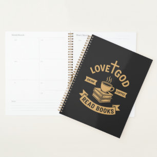 Agenda Amor Deus Beba Café Lê Livros Cristão