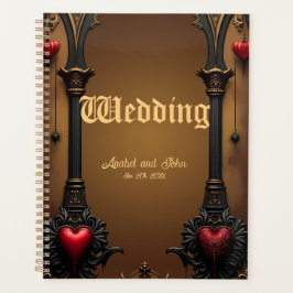 Agenda Amor eterno à sombra da escuridão gótica.