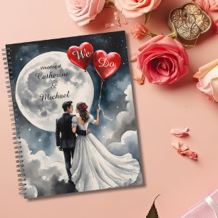 Agenda Amor Romântico Nove Nuvens de Casamento de Conto d