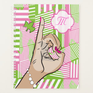 Agenda Amor rosa e verde