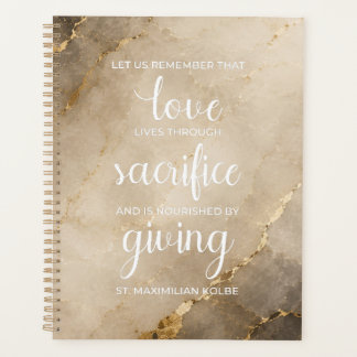 Agenda Amor Sacrifício Generosidade de São Maximiliano Ko