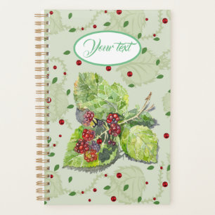 Agenda Amoras vermelhas e pretas