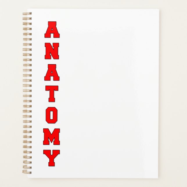 Agenda Anatomia (Frente)