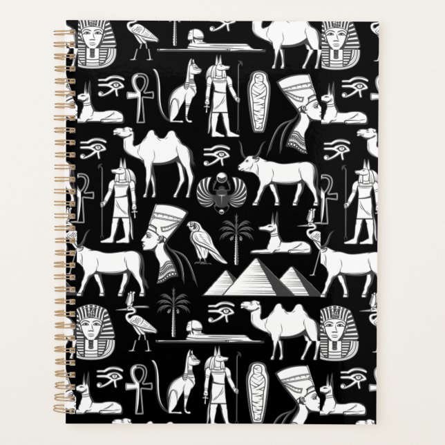 Agenda Ancient Egypt Hieroglyphic Symbol Pattern      (Frente)