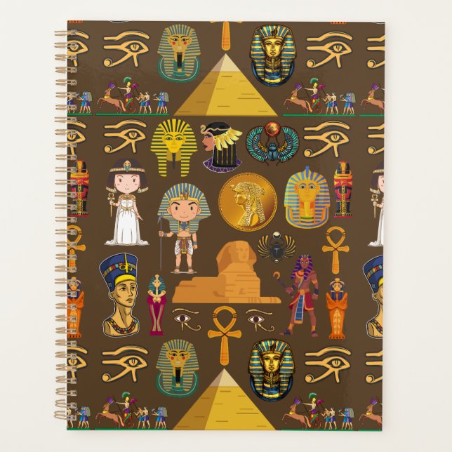 Agenda Ancient Egyptian Hieroglyphic -Pattern Symbol  (Frente)