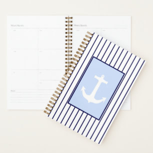 Agenda Âncora branca Capitão Blue Strike Sea Ocean