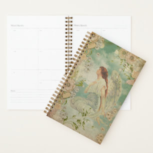 Agenda Angel White Flowers Blue Sky