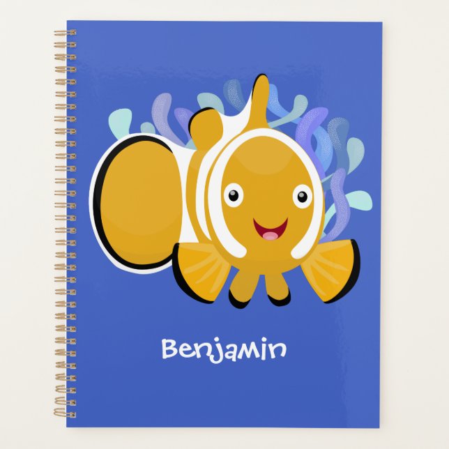 Agenda Animação de marisco feliz e bonito (Frente)
