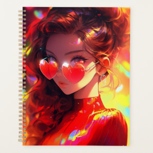 Agenda Anime Girl Hearts